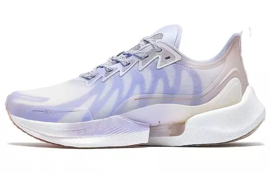 Кроссовки для бега To Light Pro женские с низким верхом, цвет: снежно-фиолетовый / чисто-розовый / новый белый Xtep