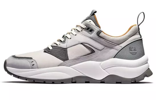Кроссовки для бега Tree Racer мужские с низким верхом, белые/серые/желтые Timberland