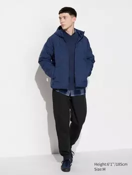 Кроссовки для бега трусцой с ворсовой подкладкой heattech Uniqlo, черный