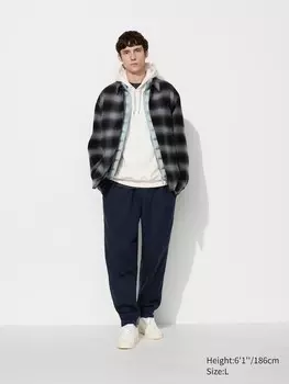 Кроссовки для бега трусцой с ворсовой подкладкой heattech Uniqlo, синий