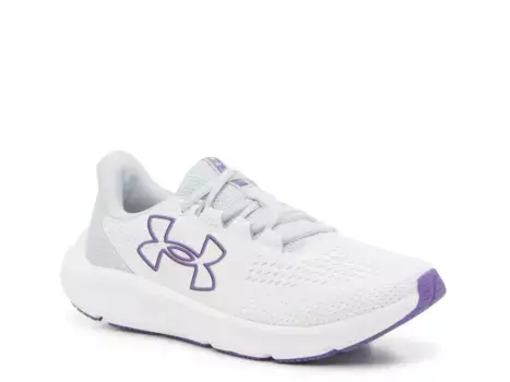 Кроссовки для бега Under Armour Pursuit 3 — женские, цвета: белый/серый/фиолетовый