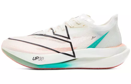 Кроссовки для бега UP30 3.0 Elite мужские с низким верхом светло-бело-зеленые Peak