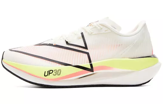 Кроссовки для бега UP 30 3.0 мужские с низким верхом, ультралегкие, белые, желтые Peak