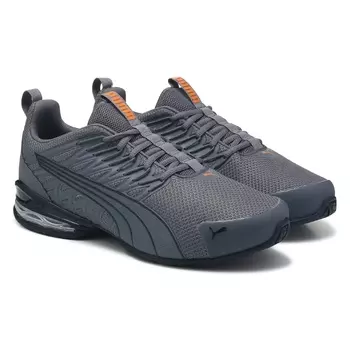 Кроссовки для бега Voltaic evo wide Puma, grey/black/orange wide