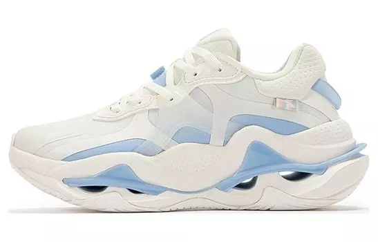 Кроссовки для бега Wind Whirlpool женские с низким верхом, белые/королевские синие 361°