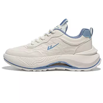 Кроссовки для бега Wing Series для мужчин с низким верхом бежево-синего цвета Warrior