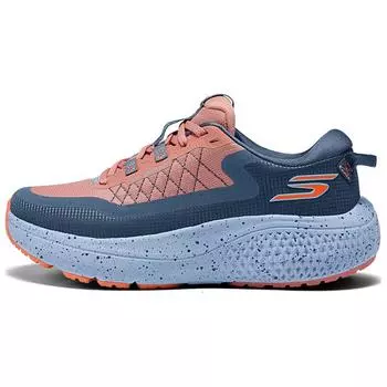 Кроссовки для бега WOMEN"S GO Series женские низкие персиково-розовые / синие Skechers