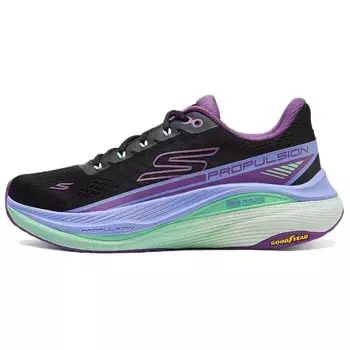 Кроссовки для бега WOMEN"S GO Series женские с низким верхом, черные/фиолетовые Skechers
