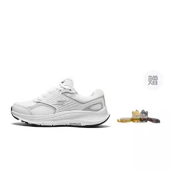 Кроссовки для бега WOMEN"S GO Series женские с низким верхом, белые/серебристые Skechers