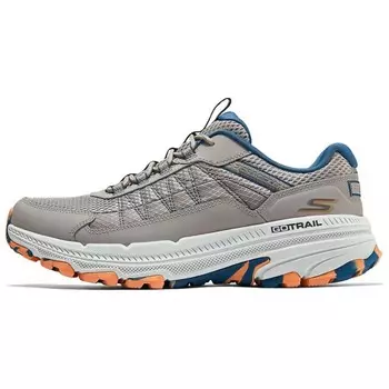 Кроссовки для бега WOMEN"S GO Series женские низкие серо-коричневые/синие Skechers