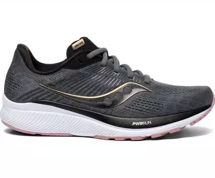 Кроссовки для бега Women's Guide 14 в цвете Charcoal/Rose SAUCONY