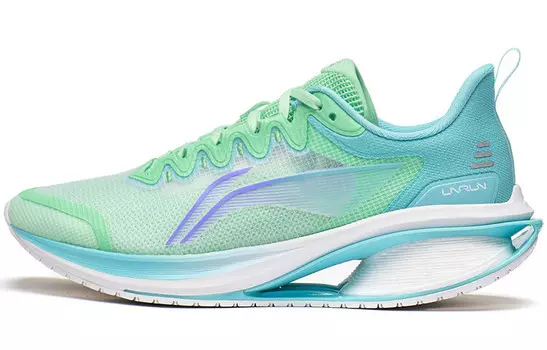 Кроссовки для бега WuShi 5S 3.0 V2 мужские низкие зеленые/синие Lining
