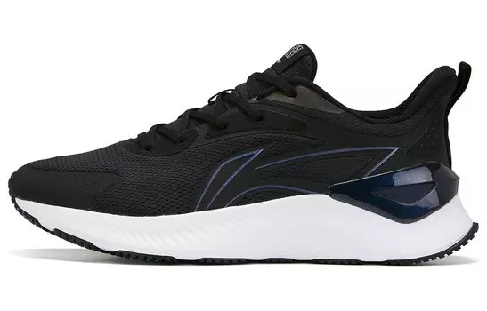 Кроссовки для бега YueYing 3.0 мужские с низким верхом, черные/серебристые Lining