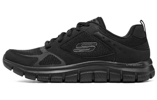 Кроссовки для бега женские с низким верхом, черные Skechers