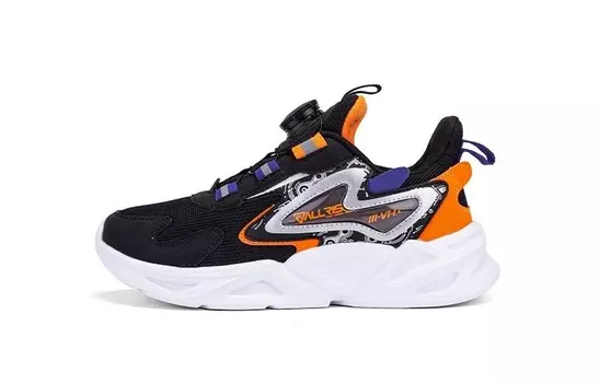 Кроссовки для детей "Дети" 361°Kids, черный/оранжевый