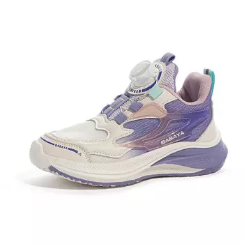 Кроссовки для детей "Дети" Babaya, белый/фиолетовый
