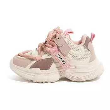 Кроссовки для детей "Дети" Babaya, белый/розовый