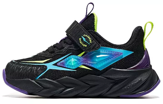 Кроссовки для детей "Дети" Erke Kids, цвет True black/clear blue