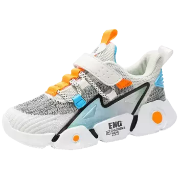 Кроссовки для детей "Дети" Kupe, бежевый/оранжевый