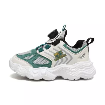 Кроссовки для детей "Дети" Mulinsen, цвет M020438018 White and Green [Breathable Mesh]