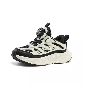 Кроссовки для детей "Дети" St&Sat, цвет White Black Panda / Luminous Green