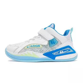Кроссовки для детей "Дети" Warrior, цвет White/royal blue