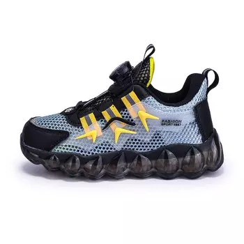 Кроссовки для детей "Дети" Zhule, цвет 173 Black Orange [Double Mesh Breathable]