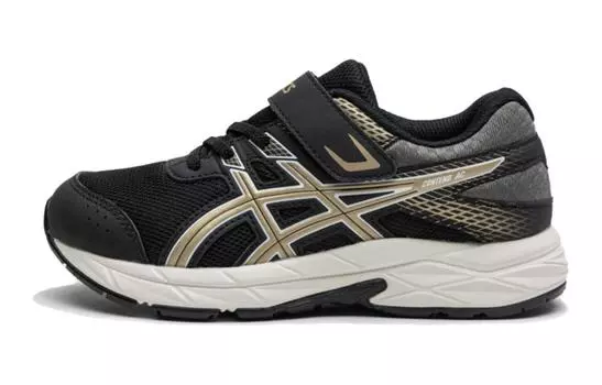 Кроссовки для детей RUNNING KIDS Детские низкие черные Asics, черный