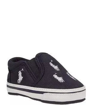 Кроссовки для детской кроватки с логотипом Polo Ralph Lauren Bal Harbour II (для младенцев), синий