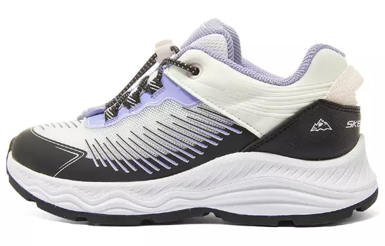 Кроссовки для девочек GS Low-top белые/черные Skechers, белый/черный