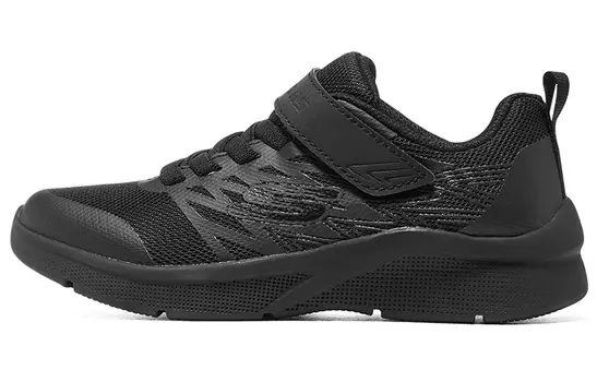 Кроссовки для девочек и детей, низкие, все черные Skechers, черный