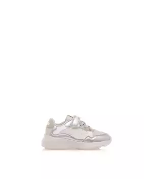 Кроссовки для девочки с блестками Mustang, серебрянный