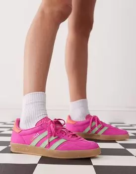 Кроссовки для дома Adidas Originals Gazelle в цвете полупрозрачной фуксии