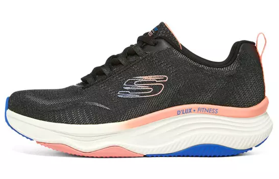 Кроссовки для фитнеса D"lux женские с низким верхом, черные Skechers