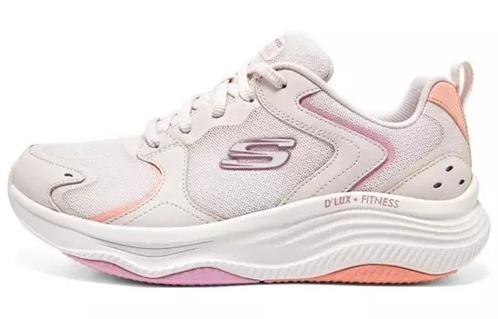 Кроссовки для фитнеса D"lux женские с низким верхом розового цвета Skechers