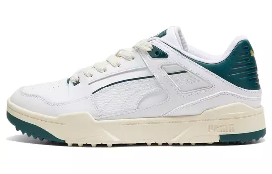 Кроссовки для гольфа Slipstream мужские низкие белый/зеленый Puma