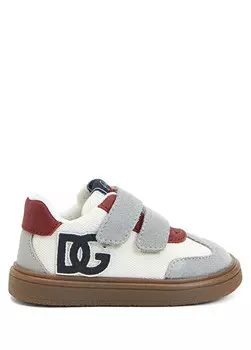 Кроссовки для мальчика из замши Dolce&Gabbana, белый