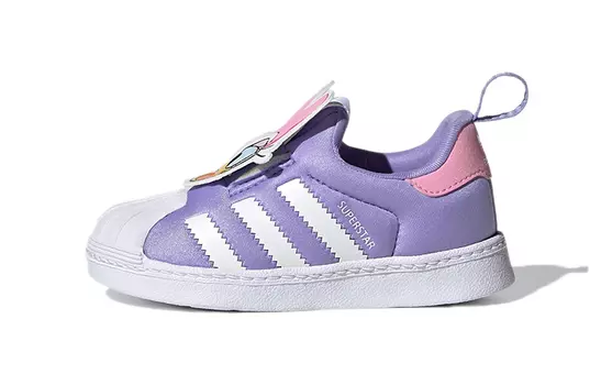 Слипоны Adidas Originals SUPERSTAR 360 Toddler Shoes Baby, фиолетовый