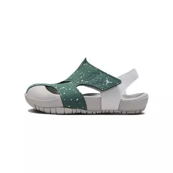 Кроссовки для малышей Flare TD Low-top, окисленный зеленый / нейтральный серый / белый Jordan, зеленый