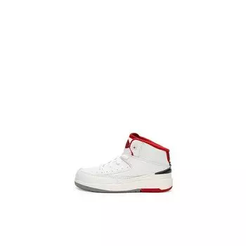 Кроссовки для малышей JORDAN 2 RETRO ITALY TD Jordan, цвет White/Fire Red-Fir-Sail