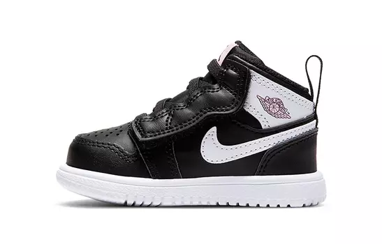Кроссовки Air Jordan 1 Mid Pink Foam Black TD