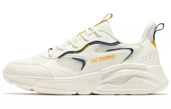 Кроссовки для мужчин с низким верхом белого/синего/желтого цвета 361°