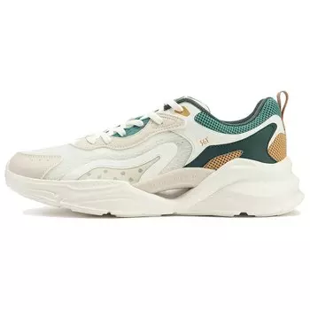 Кроссовки для мужчин с низким верхом белого/коричневого/зеленого цвета 361°