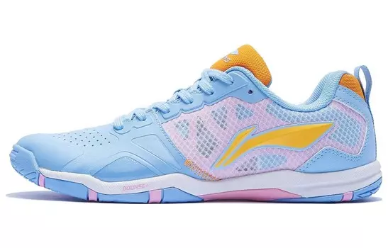 Кроссовки для настольного тенниса серии Unisex Low-top Blue/pink/orange Lining