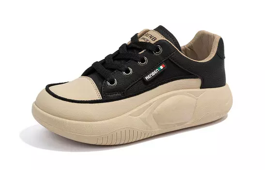 Кроссовки для образа жизни низкие Humanism 1986, хаки