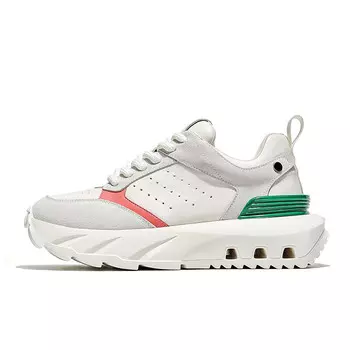 Кроссовки для образа жизни унисекс с низким верхом Moerbai, белый/красный