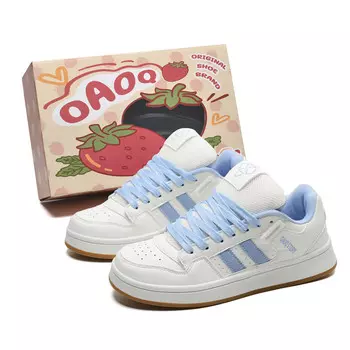 Кроссовки для образа жизни унисекс с низким верхом Oaoq, бежевый/красный