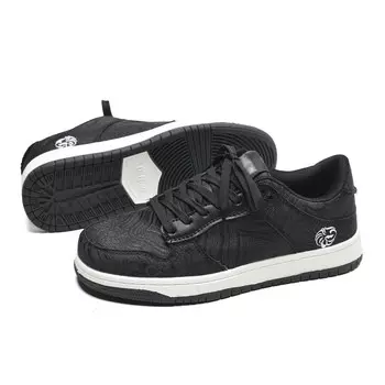 Кроссовки для образа жизни унисекс с низким верхом Oaoq, белый/черный