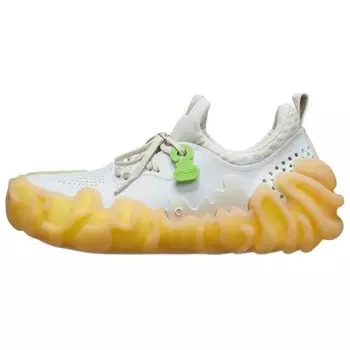 Кроссовки для образа жизни унисекс с низким верхом Crocs, белый/желтый