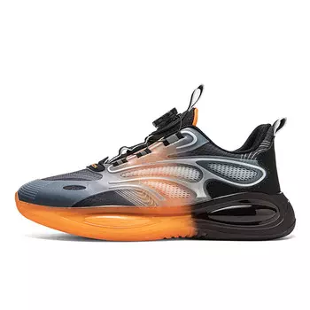 Кроссовки для образа жизни унисекс с низким верхом Abciu, черный/оранжевый